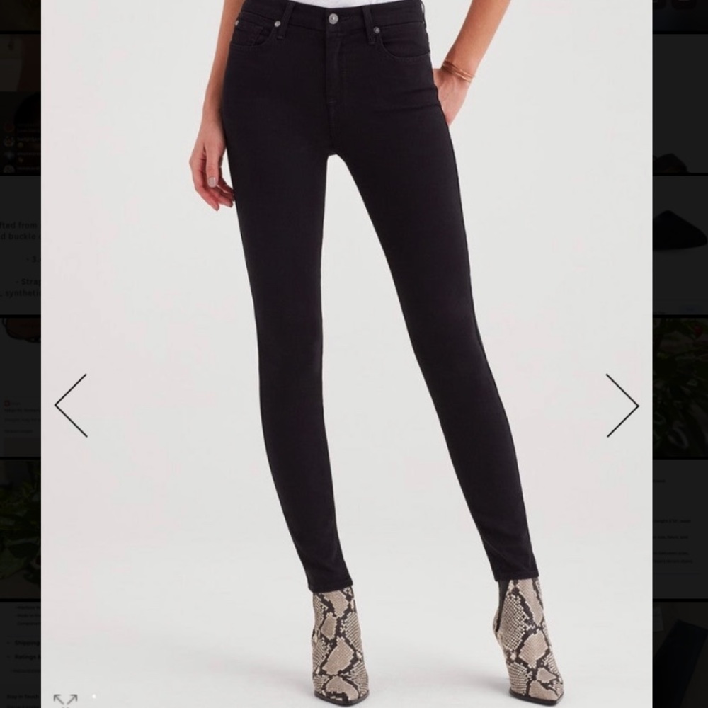 High Waist Skinny B(air) Denim 7 For All Mankind